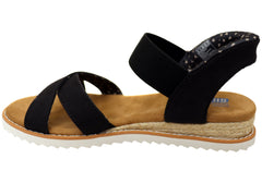 Skechers Womens Slip Ins BOBS Desert Kiss Golden Lily Comfort Sandals