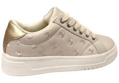 Scholl Orthaheel Womens Paisley Comfortable Supportive Sneakers