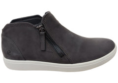 ECCO Womens Soft 7 Womens Comfortable Nubuck Leather Ankle Boots