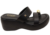 Softli Mia Womens Brazilian Comfort Footbed Platform Thongs Sandals