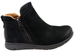 Cobb Hill Lidia Zip Boot Comfortable Leather Ankle Boots