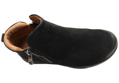 Cobb Hill Lidia Zip Boot Comfortable Leather Ankle Boots