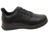 Axign Unisex Action Leather Lightweight Work Orthotic Shoes