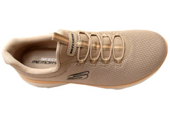 Skechers Womens Summit Summer Blush Comfortable Slip On Shoes Taupe