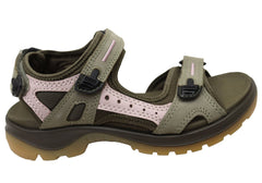 ECCO Womens Offroad Comfortable Leather Adjustable Sandals
