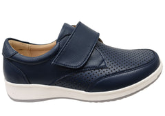 CC Resorts Nell Womens Comfortable Adjustable Strap Leather Shoes