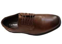 Explorer Haddin Mens Comfortable Leather Lace Up Dress Shoes