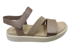 ECCO Womens Flowt Comfortable Leather Sandals