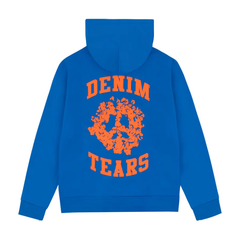 Denim Tears Denim University Zip Hoodie Royal Blue