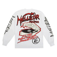 Hellstar Records Long Sleeve T-Shirt White