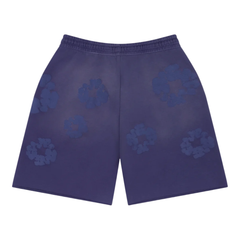 Denim Tears The Cotton Wreath Mono Sweatshorts Washed Blue