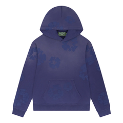Denim Tears The Cotton Wreath Mono Hoodie Washed Blue