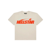 Hellstar Classic T-shirt (Regular Print) White/Orange