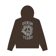 Denim Tears Denim University Zip Hoodie Brown