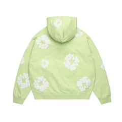 DENIM TEARS COTTON WREATH ZIP HOODIE MINT