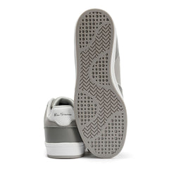 Ben Sherman Club Leather Men's Grey Trainers