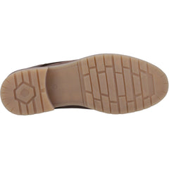Hush Puppies Richie Leather Men's Brown Lace-Up Shoes