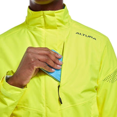 Altura Nevis Nightvision Waterproof Womens Cycling Jacket - Yellow
