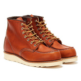 Red Wing 875 Heritage Work 6 Inch Moc Toe Oro Legacy Men's Tan Boots
