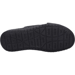 Hush Puppies Nile Cross Over Leather Men's Black Sandals