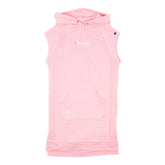Champion Women's Reverse Weave Dress W/hood Embroidered Pink Bow WL779-579727-7CY