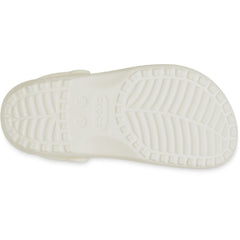 Crocs Classic Floral Cut Out Synthetic Chalk Clogs
