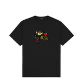 Dime Classic Fuzzy T-Shirt Black