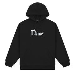Dime Classic Shiny Hoodie Black