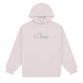 Dime Cursive Hoodie Cement