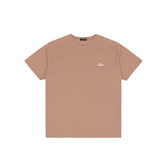 Dime Cursive Small Logo T-Shirt Sepia