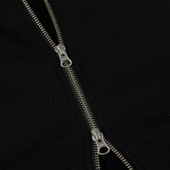 Dime Men Cursive Zip-Hoodie Black