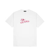 Dime Satin T-Shirt White