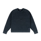 Dime Wave Knit Sweater Navy