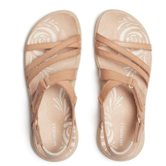 Merrell Harbor Backstrap Leather Women's Tan Rose Sandals