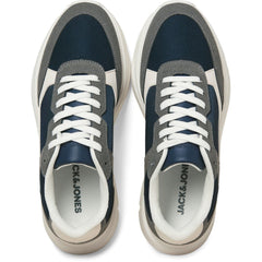 Jack & Jones Aspire Runner Synthetic Men's Castlerock/Navy Blazer Trainers