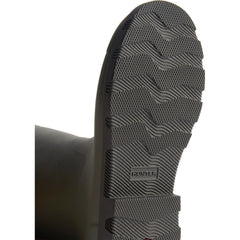 Hunter Field Downpour Boot Rubber Women's Dark Olive/Black Wellington Boots