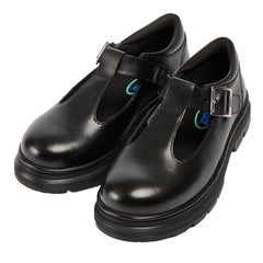 Pod Emilie Faux Leather Youth Girl's Black Shoes