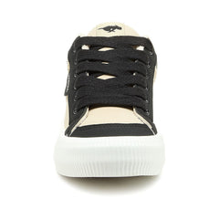 Rocket Dog Cheery Blocked Cotton Women's Beige/Black Trainers