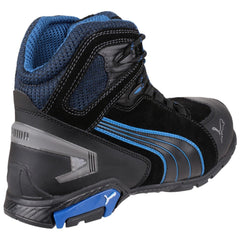 Puma Safety Rio Mid Leather Black Safety Boots