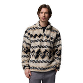 Columbia Rugged Ridge High Pile Half Zip Men's Brown Fleece Pullover