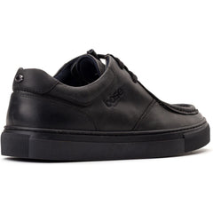 Base London Dalston Leather Men's Black Moccasins Shoes