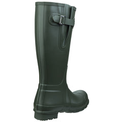 Hunter Mens Matt Olive Original Side Adjustable Wellington Boots