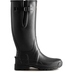 Hunter Mens Black Balmoral Adjustable Wellington Boots