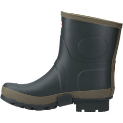 Hunter Mens Olive MFS9002RMA-DOC Gardener Short Wellington Boots