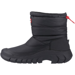 Hunter Mens Black Intrepid Short Snow Boots