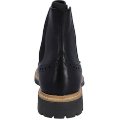 Hunter Mens Black Cawdor Brogue Dealer Boots