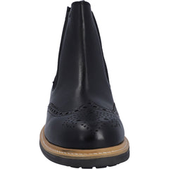 Hunter Mens Black Cawdor Brogue Dealer Boots