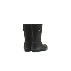 Hunter Womens Matt Black Original Short Wellington Boots