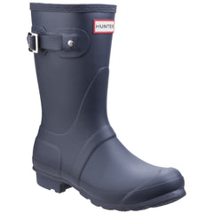 Hunter Womens Matt Navy Original Short Wellington Boots