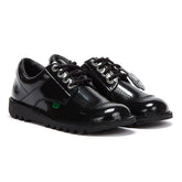 Kickers Kick Lo Women's Black Patent Shoes